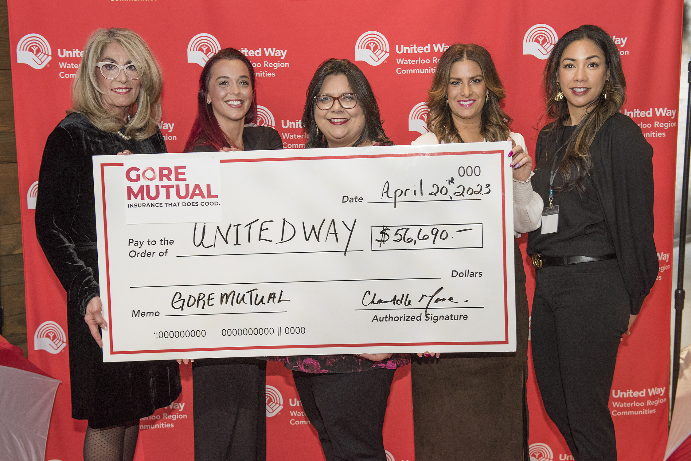 united way charity giving non-profit donation gore mutual